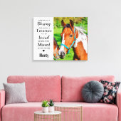 エレガント記念カスタム記念モダン写真 キャンバスプリント (インサイチュ (リビング))