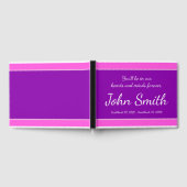 エレガント記念パーソナライズされたゲストブック ゲストブック (全面)