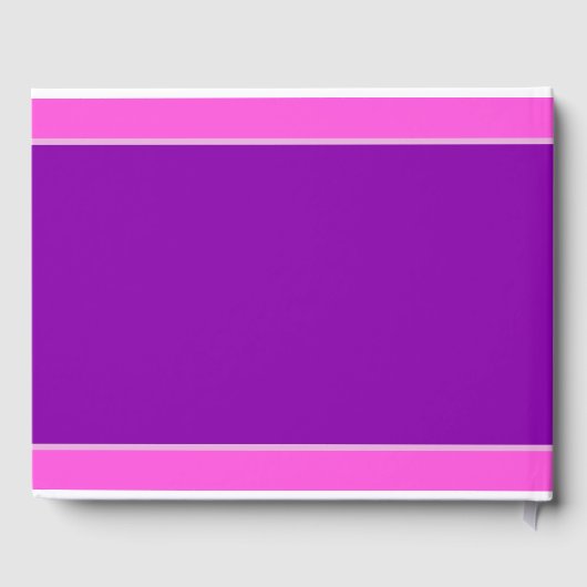 エレガント記念パーソナライズされたゲストブック ゲストブック (裏面)