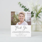 エレガント記念写真サンキューカード (スタンド正面)