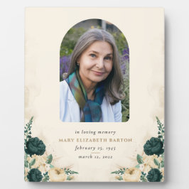 エレガント記念写真フローラ フォトプラーク