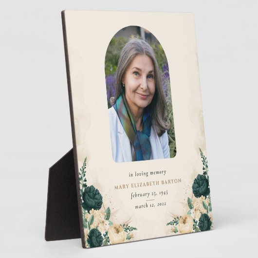 エレガント記念写真フローラ フォトプラーク (側面)