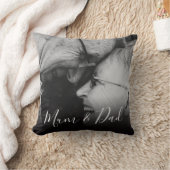 エレガント記念写真 |ムーム&パパ クッション (ブランケット)