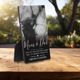 エレガント記念写真 |ムーム&パパ フォトプラーク