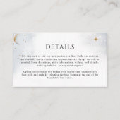 エレガント詳細（または他の）天結婚人 エンクロージャーカード (正面)