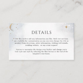 エレガント詳細（または他の）天結婚人 エンクロージャーカード