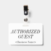「エレガント認定ゲスト」バッジ バッジ (正面 （クリップ付）)
