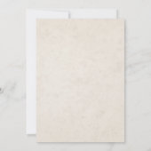 エレガント誕生日招待状(花あり) 招待状 (裏面)