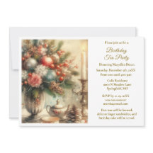 エレガント誕生日茶パーティー