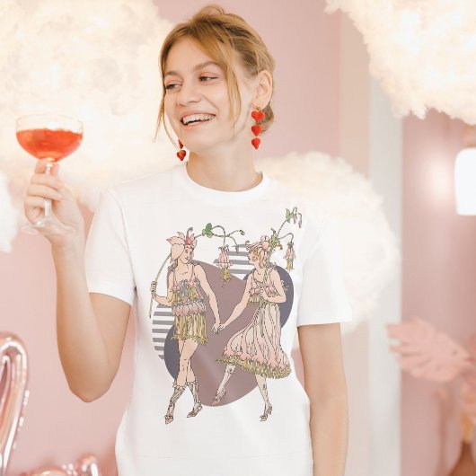 エレガント誕生日21歳女性向けプレゼント Tシャツ