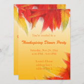 エレガント読葉パーティー 招待状 (正面/裏面)