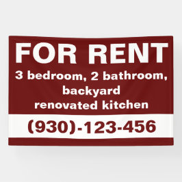 エレガント賃貸不動産代理カスタム者のバ実在ルグンディ 横断幕