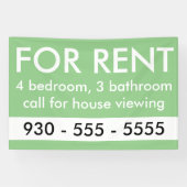 エレガント賃貸料カスタム実在代理人 横断幕 (横)