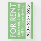 エレガント賃貸料カスタム実在代理人 横断幕 (縦)