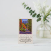 エレガント賛美葬儀札 名刺 (スタンド正面)