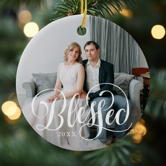 エレガント賛美Script Photo セラミックオーナメント