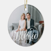 エレガント賛美Script Photo セラミックオーナメント (左)