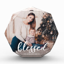 エレガント賛美Script with Name Photo フォトブロック