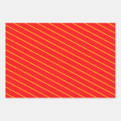 エレガント赤い美的贈り物 ラッピングペーパーシート (正面2)