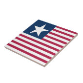 エレガント赤白青スターストライプズUSA愛国的 タイル (側面)