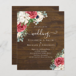 エレガント赤白青結婚予算