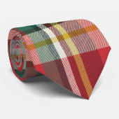 エレガント赤素朴い市松模様に ネクタイ (ロール)