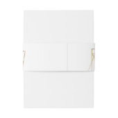 エレガント赤面およびワインフローラ金ゴールド幾何学形状 招待状ベリーバンド (裏面例)