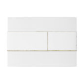 エレガント赤面とレッドローズ結婚ズ 招待状ベリーバンド (裏面例)