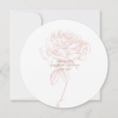 エレガント赤面と金ゴールドバラ円メニュー (裏面)