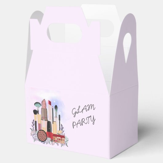 エレガント赤面ガーリーピンクメイクアップアーティストグラマー フェイバーボックス (オープン)