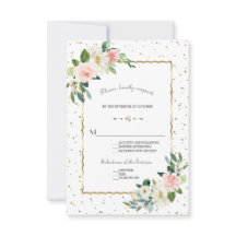 エレガント赤面クリームフラワーズ金ゴールド結婚グリッター