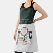 エレガント赤面グレイのメイクアップアーティスト宇宙学者 エプロン (インサイチュ)