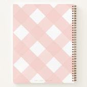 エレガント赤面ジンガ空白のムカクテルレシピ本 ノートブック (裏面)