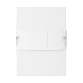 エレガント赤面ダスティバラ結婚フローラ 招待状ベリーバンド (裏面例)