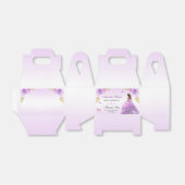 エレガント赤面パープルフローラキンセアニラ誕生日 フェイバーボックス (折り畳みなし)