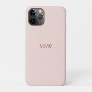 エレガント赤面ピカスタムンクイニシャルシック iPhone 11 PROケース
