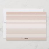 エレガント赤面ピンクのクリスマスフォトカード シーズンカード (裏面)