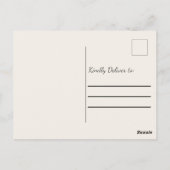 エレガント赤面ピンクのヴィンテージフローラ恋しく思ズ・ユー ポストカード (裏面)