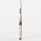 エレガント赤面ピンクの水カラーフローラスクリプト Case-Mate iPhoneケース (裏面/右)