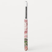 エレガント赤面ピンクの水カラーフローラスクリプト Case-Mate iPhoneケース (裏面/左)