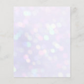 エレガント赤面ピンクの花ウォーター結婚カラー (裏面)