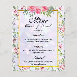 エレガント赤面ピンクの花ウォーター結婚カラー