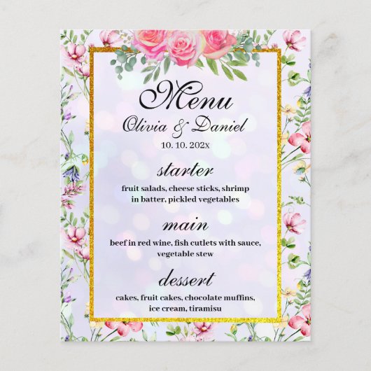 エレガント赤面ピンクの花ウォーター結婚カラー (正面)