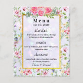 エレガント赤面ピンクの花ウォーター結婚カラー (正面)