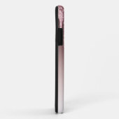 エレガント赤面ピンクグリッター Case-Mate iPhoneケース (裏面/右)