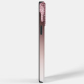 エレガント赤面ピンクグリッター Case-Mate iPhoneケース (裏面 / 右)