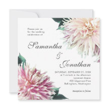 エレガント赤面ピンクダリアフローラ結婚ズ