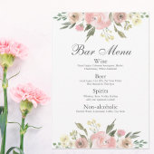 エレガント赤面ピンクフローラの結婚バードリンク