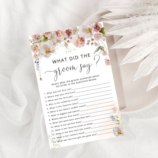 エレガント赤面ピンクフローラブライダルシャワーゲーム (クリエイターアップロード済み)