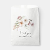 エレガント赤面ピンクフローラ結婚ズ フェイバーバッグ (正面)